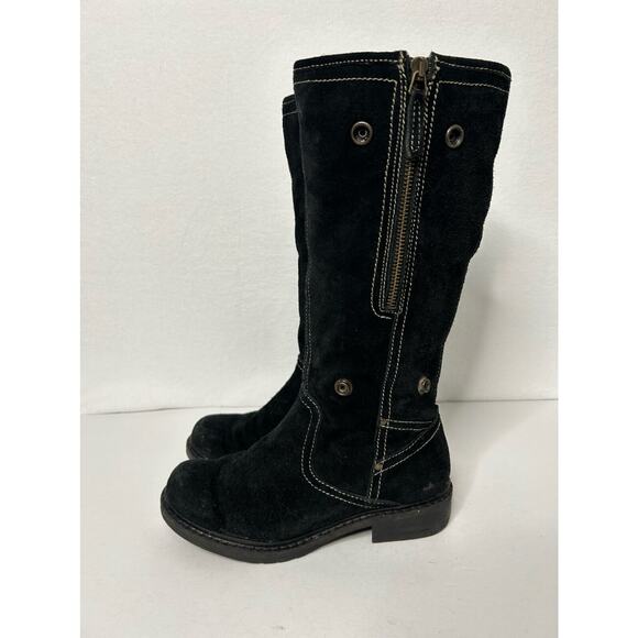 Manas Design Perlita Black Leather Fold down Fur Lined Boots EU 36 - Picture 2 of 10